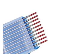 10 Pcs/Box Wt20 Red 1.0 * 150 Thorium Tungsten Electrode Head Tungsten Needle/Rod for Welder Fashion