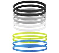 10 Pcs Boys Headband for Kids, Sports Headband for Boys,Men Women Elastic Sports Hairbands Non Slip Thin Headbands Sport Hair Band for Football Running Yoga Workout (Multicolour)