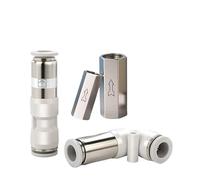 10 PCS Brass Pneumatic Check Valve:4/6/8/10/12mm OD Hose, Single Way for Air and Gas. Ideal for Compressor Pipe Fittings IDGTTLDF(SPU-10)