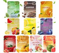 10 PCS Breathing Necklace Core Refills, Flavoured Inner Filter, Flavoured Air Refill, Anxiety Breathing Necklace for Breath Practice, Calming, Relaxation & Focus