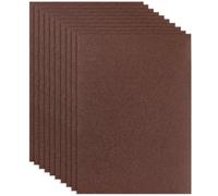 10 PCS Brown Felt Fabric Sheets for Crafts,7.87 x 11.8 inch (20 x 30cm) A4 Stiff Felt Squares 1 mm Thick, Great for DIY Handcraft Supplies, Sewing Projects, Nonwoven Patchwork, Decoration
