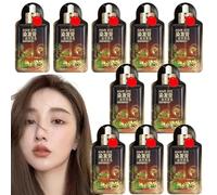 10 PCS Bubble Plant Hair Dye Plant Extract Based Hair Dye Easy to Wash Natural Household Instant Bubble for Women Men 30ml / Pcs