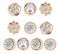 10 PCS Button Pins, Reusable Jean Buttons Button Covers No Sew Buttons Pants Pin Replacement Metal Waist Tightener for Clothes Loose Jeans Suspender (Gold)