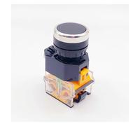 10 PCS,Button Switch,Momentary/Locking,Electrical Equipment,10A 110V-440VAC,1NO/1NC,No Light,LA38-11BN EFDSVUHE(1 ON - 1 NC black,Self-locking)