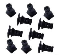 10 Pcs Cable Gland Connector, Rubber Strain Relief Cord Power Tool Cable Sleeves(3.3MM-black)