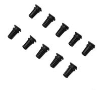 10 Pcs Cable Gland Connector,Rubber Strain Relief Cord Protector Power Tool Cable Sleeves For Electric Drill Angle Grinder 3.5mm 4Mm 5Mm Black White (5mm-black)