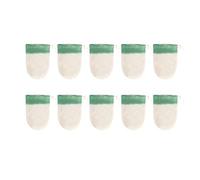 10 Pcs Camping Kerosene Lamp Shade, U-Shaped Cotton Gauze Mantle Size 21 for Coleman Lantern Repair, Green and Pink
