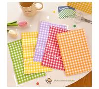 10 Pcs Candy Color Kraft Paper Bag Festival Party Wedding Gift Packaging Bag Birthday Cookie Snack Organizer(Orange)