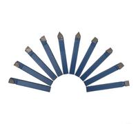 10 Pcs Carbide Bits Set for Lathe Turning and Welding, Suitable for Various Lathe Types Including CNC