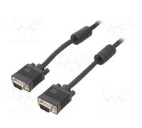 10 pcs : CC-PPVGA-10-B - Cable, D-Sub 15pin HD plug,both sides, black, 3m