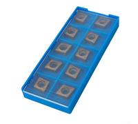 10 Pcs CCMT09T304 US735 Carbide Insert for CNC Lathe Turning, Indexable Tool Holder Blade for Metalworking, Hard Alloy Cutting Tips