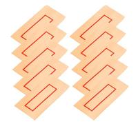 10 Pcs Chinese Styles Envelopes Business Envelopes Retro Paper with Frame for Letters