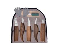 10 Pcs Chisel Carving Knife Set Woodcut DIY Hand Wood Carving Tools Woodcarving Cutter Knives Hand Tools