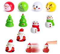 10 Pcs Christmas Pull Back Cars, Mini Christmas Racing Vehicles for Christmas Cracker Fillers, Mini Toy Cars Party Bag Fillers for Kids Racing, Christmas Stocking Stuffers, Christmas Party Favors