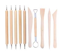 10 PCS Clay Modelling Tools, Sculpting Tools Clay Pottery Tools Polymer Clay Tools and Clay Sets Painting Dots Tools Ceramic Clay Pottery Set for Adults Beginners