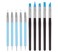 10 Pcs Clay Sculpting Tools, Polymer Clay Tools, Silicone Sculpting Tool, Modeling Dotting Tool for Crafts, Pottery, Nail, and Art Projects