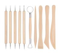 10 PCS Clay Tools Set, Polymer Clay Tools, Wooden Modeling Sculpting Kits for DIY Art, Crafts, and Creative Projects