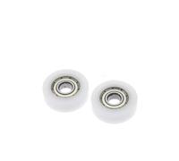 10 Pcs Cleaning Machine Small Ball Bearing 696zz 696z 696 Inner Diameter 6mm Plastic Wheel BSF69622-7(White Color)