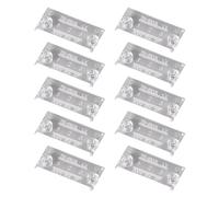10 Pcs Clear Terminal Block Housing Multi-purpose Dustproof Cover Wire Connector Fixed Wiring Circuit Board Protector Cap Transparent Terminal Block Housing