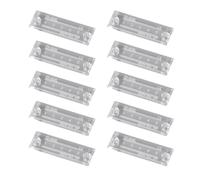 10 Pcs Clear Terminal Block Housing Multi-purpose Dustproof Cover Wire Connector Fixed Wiring Circuit Board Protector Cap Transparent Terminal Block Housing