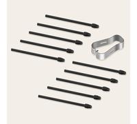 【10 Pcs】 CoBak Replacement Pen Tips for Remarkable 2 Pen - 4096 Pressure Sensitivity and Tilt Writing Support, with Nibs Removal Tool - Compatible with Remarkable 2 Stylus (Stylus not Included)