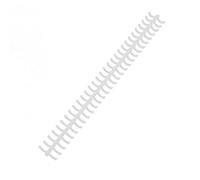 10 Pcs Comb Binding Spines 10mm 30 Holes Black Plastic Loose Leaf Binding Combs 80 Sheet Capacity Stationery Book Ring for Notebook Diary Scrapbook(Transparent)