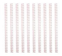10 Pcs Comb Binding Spines Spirals Binding Coils Easy to Open and Close for Student Teacher Comb Spines Spirals Coils for Student Teacher
