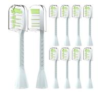 10 PCs,Compatible with Philips Sonicare One Electric Toothbrush Replacement Toothbrush Heads, for HY1100(Mint Light Blue)
