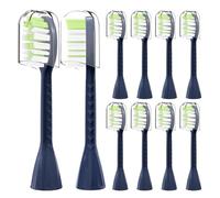 10 PCs,Compatible with Philips Sonicare One Electric Toothbrush Replacement Toothbrush Heads, for HY1100(Midnight Navy Blue)
