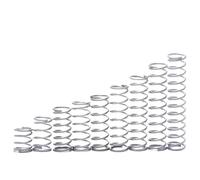 10 Pcs Compression Spring, 304 Stainless Steel, 12mm OD, 1.2mm Wire Diameter, 100mm Free Length