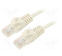 10 pcs : CP1082U - Patch cord, U/UTP, 5e, CCA, grey, 7.5m, RJ45 plug,both sides