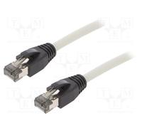 10 pcs : CQ8042S - Patch cord, S/FTP, Cat 8.1, stranded, Cu, LSZH, grey, 1.5m, 2