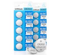 10 PCS CR2032 Batteries 3V Coin Cell Button Batteries CR 2032 / DL2032 / ECR2032 Long-Lasting Lithium, Use for Watches, Remotes, Keyfob, Calculator, Car Key