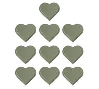 10 Pcs Creative Bookmarks PU Leather Bookmarks for Book, Green