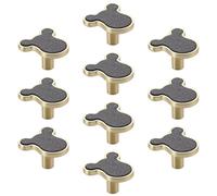 10 Pcs Creative Kids Room Cabinet Pulls, Single Hole Drawer Knobs Zinc Alloy Handles with Screws for Kitchen Cabinets Wardrobe Wooden Furniture Hardware Nursery Decoration Knob