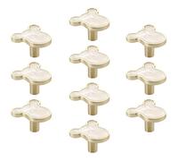 10 Pcs Creative Kids Room Cabinet Pulls, Single Hole Drawer Knobs Zinc Alloy Handles with Screws for Kitchen Cabinets Wardrobe Wooden Furniture Hardware Nursery Decoration Knob