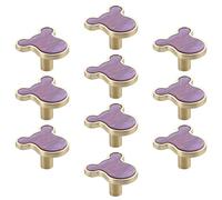 10 Pcs Creative Kids Room Cabinet Pulls, Single Hole Drawer Knobs Zinc Alloy Handles with Screws for Kitchen Cabinets Wardrobe Wooden Furniture Hardware Nursery Decoration Knob