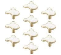 10 Pcs Creative Kids Room Cabinet Pulls, Single Hole Drawer Knobs Zinc Alloy Handles with Screws for Kitchen Cabinets Wardrobe Wooden Furniture Hardware Nursery Decoration Knob