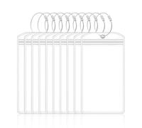 10 Pcs Cruise Luggage Tag Holders, Durable Waterproof Travel Essentials with Steel Loops for Vacation Accessories