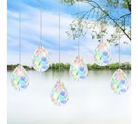 10 pcs Crystal Suncatcher For Windows, 38 mm Glass