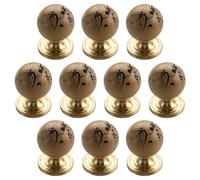 10 pcs Cute Ceramic Cabinet Knob 25mm Drawer Knobs, Single Hole Pulls Handles for Kitchen Bedroom Cupboard Dresser Wardrobe Handle Nursery Unique Cabinet Decor Hardware