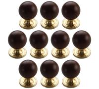 10 pcs Cute Ceramic Cabinet Knob 25mm Drawer Knobs, Single Hole Pulls Handles for Kitchen Bedroom Cupboard Dresser Wardrobe Handle Nursery Unique Cabinet Decor Hardware