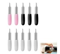 10 Pcs Cutting Blades for Cricut Joy | 5 Pcs 45° Standard Fine Point Blade, 3 Pcs 60° Deep Cut Blade, 2 Pcs 30° Shallow Cut Blades, for Vinyl Plotter