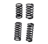 10 Pcs Cylindrical Compression Spring 0.5 mm x 4 mm x 15 mm, 65Mn Black Spring Steel Pressure Spring
