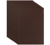10 PCS Dark Brown Felt Fabric Sheets for Crafts,7.87 x 11.8 inch (20 x 30cm) A4 Stiff Felt Squares 1 mm Thick, Great for DIY Handcraft Supplies, Sewing Projects, Nonwoven Patchwork, Decoration
