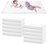 10 Pcs Daycare Nap Mat Sheet Day Care Rest Nap Mat Cover Fitted Polyester Baby Sheet Pillowcase Style Sheets for Boy Girl Classroom Nursery Kindergarten Mat Kid Sleeping mat, 132 x 61 cm