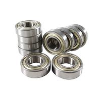 10 Pcs Deep Groove Ball Bearing Metal Double Shielded Steel Bearings 10mm x 26mm x 8mm
