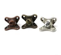10 Pcs Detachable Butterfly Corners for Easy Uninstalling in Various Applications (red antique)