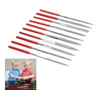 10 Pcs Diamond Needle File Set (2 x 100mm) Mini Precision Files for Jewellery, Glass, Wood Carving and Craft Projects