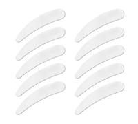 10 PCS Disposable Cosmetic Spatula, Makeup Spatula, Mini Spatulas for Facial Cream, Curved Cosmetic Mini Plastic Spatulas Scoops